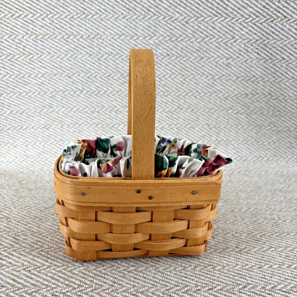 1995 Longaberger Horizon Of Hope Basket with Liner and Protector